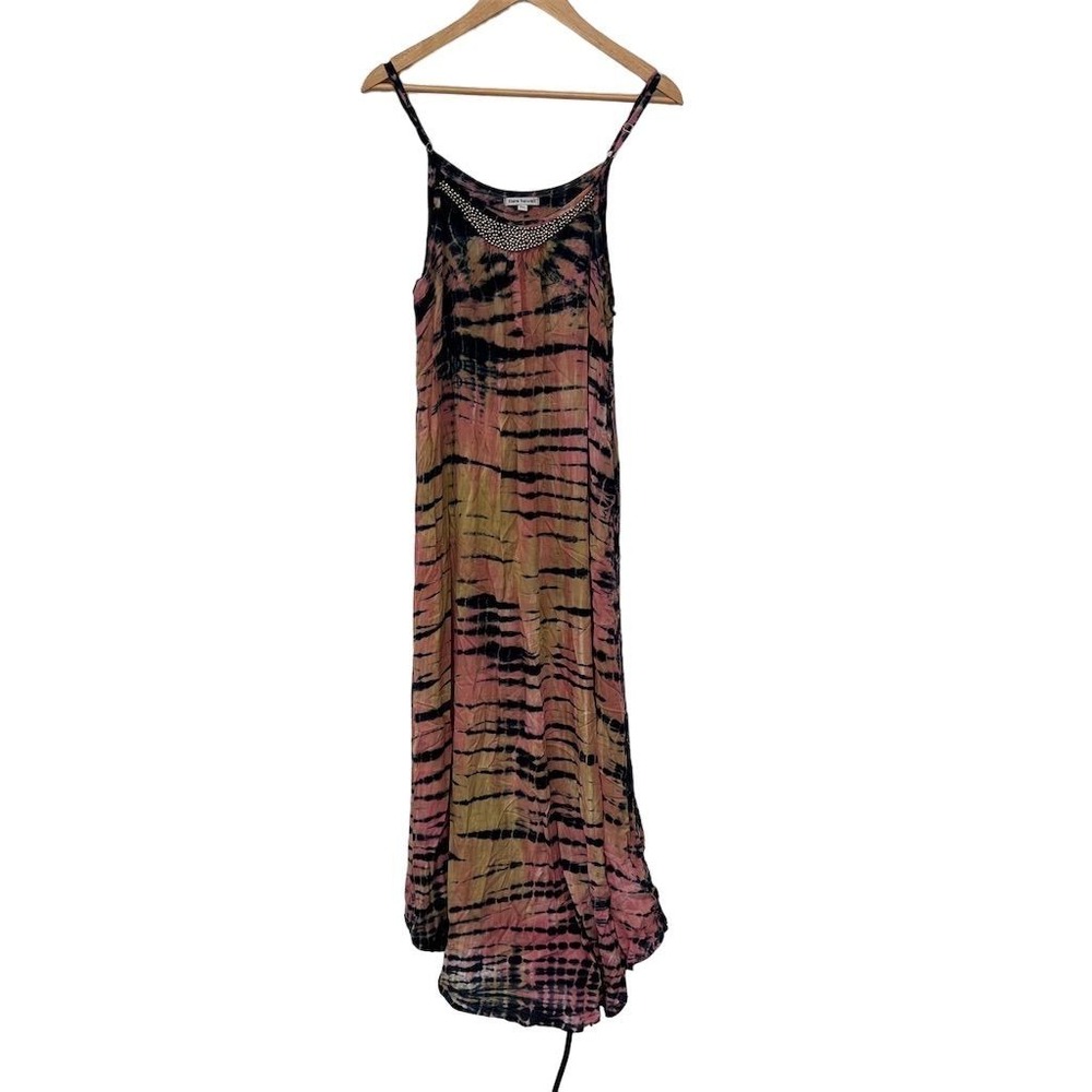Tiare Hawaii Dress Women's M/L Tie-Dye Maxi Multicolor Casual Long